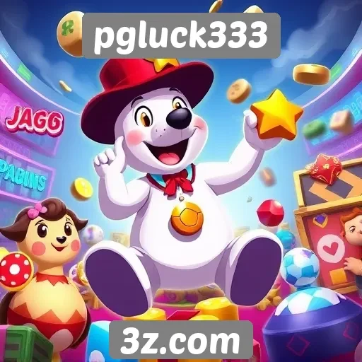 Variedade de jogos disponíveis em pgluck333
